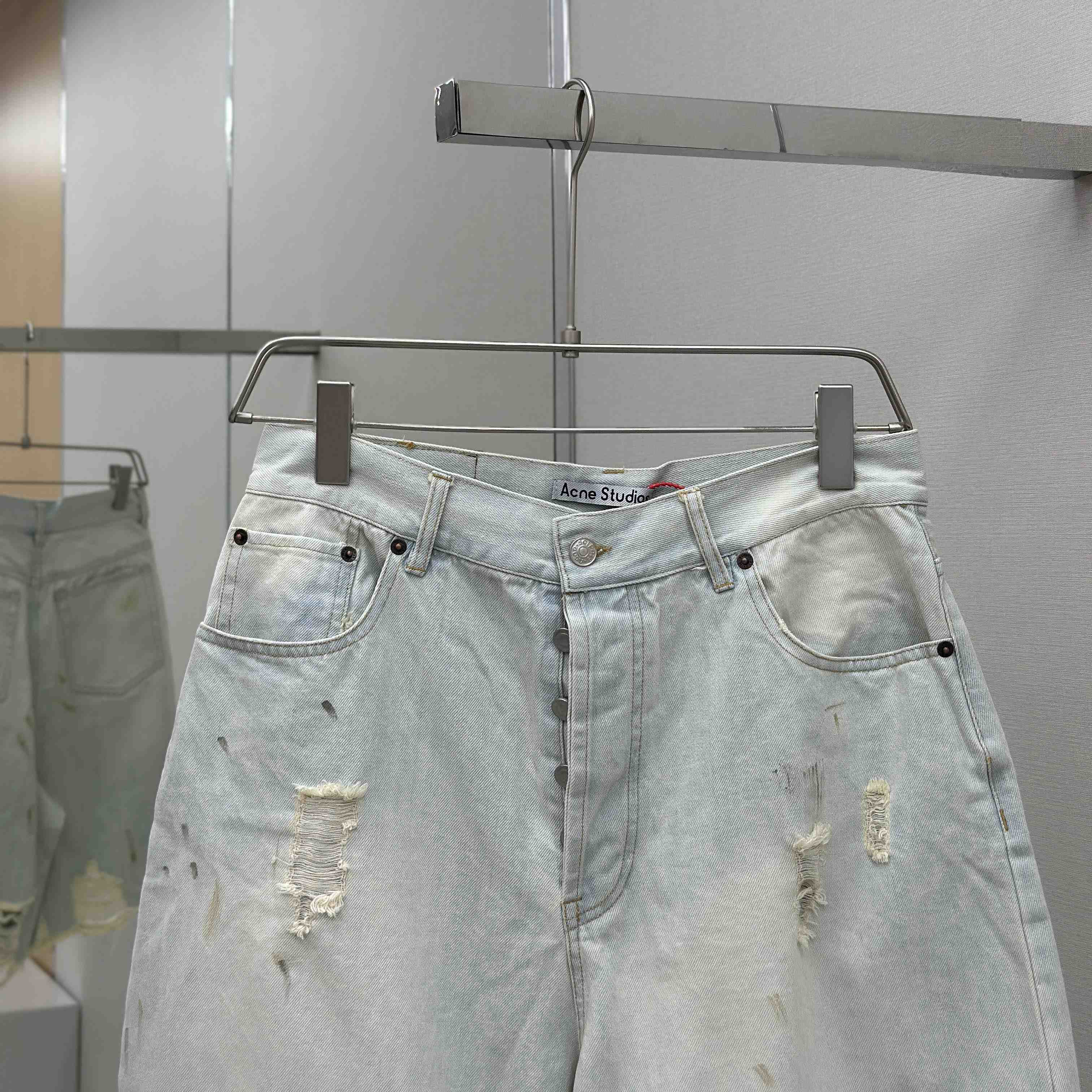 Acne Studios Denim Shorts - Loose Fit - DesignerGu