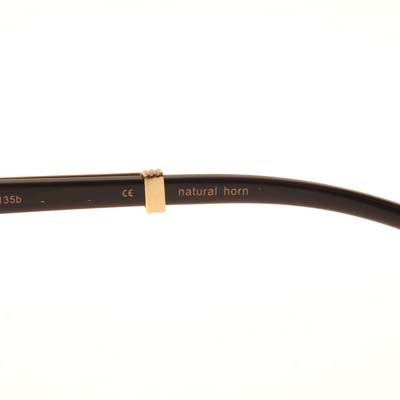 Cartier CT_1116679 Diamond Black Buffalo Sunglasses In Gold Brown - DesignerGu