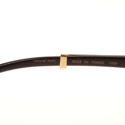 Cartier CT_1116679 Diamond Black Buffalo Sunglasses In Gold Brown - DesignerGu
