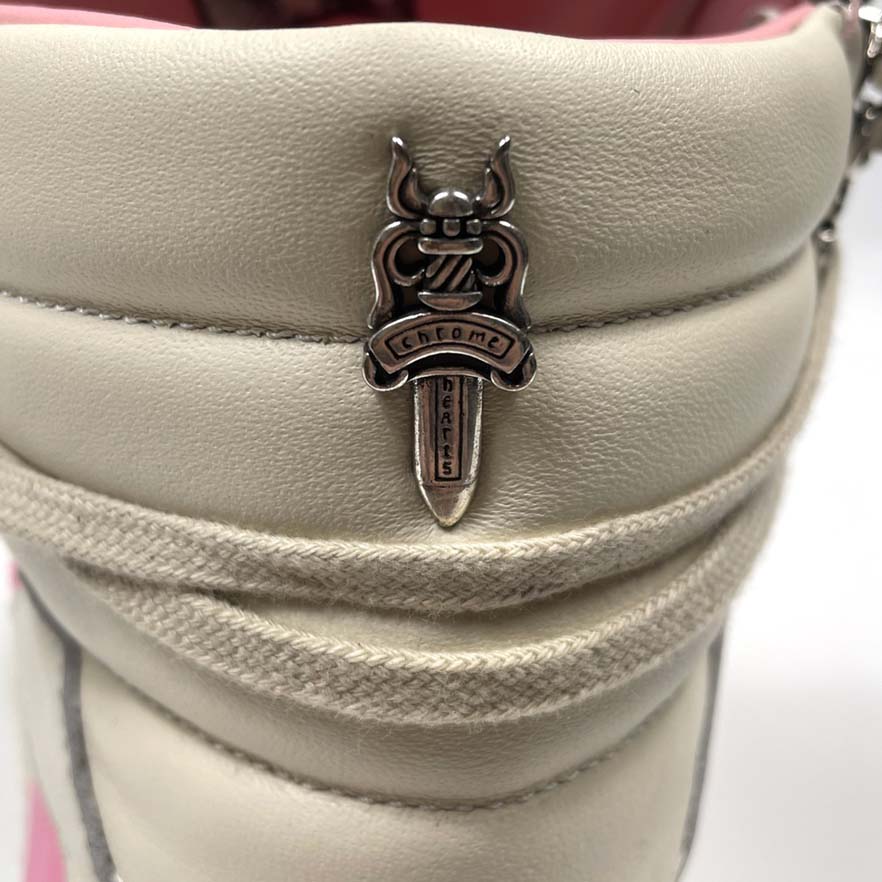 Chrome Hearts x Rick Owens Geobasket High 'Pink' - DesignerGu