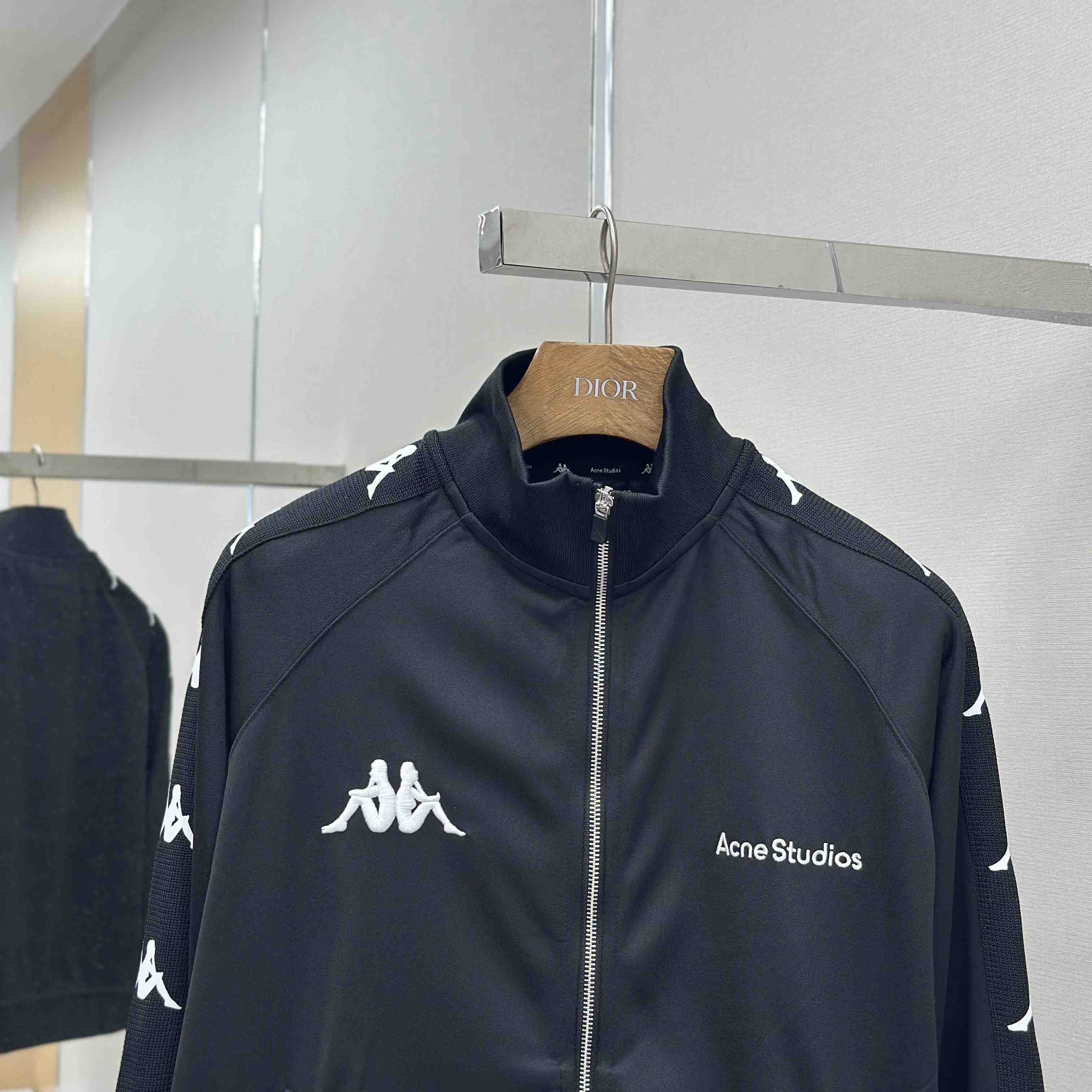 Acne Studios Zipper Sweater - Acne Studios x Kappa - DesignerGu