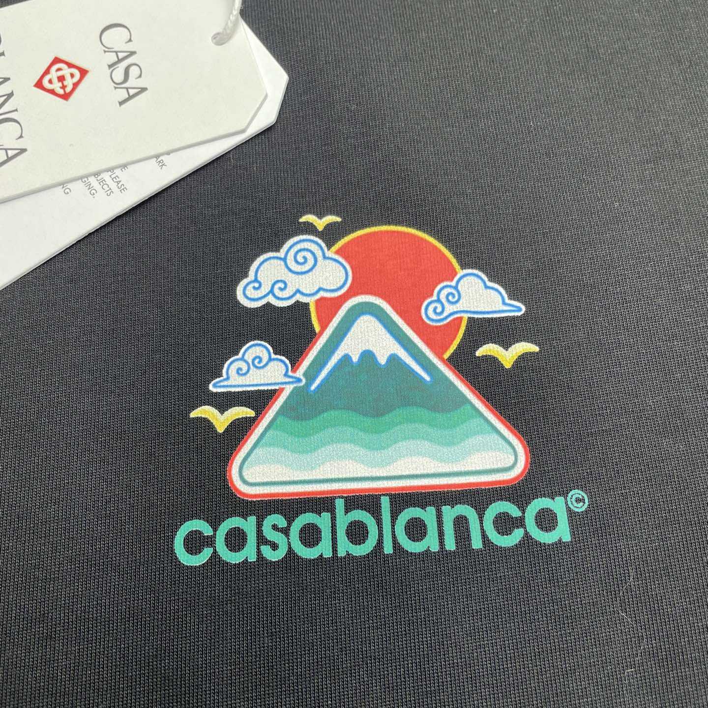 Casablanca Montagne Ondulee Short Sleeve T-shirt   C1037 - DesignerGu