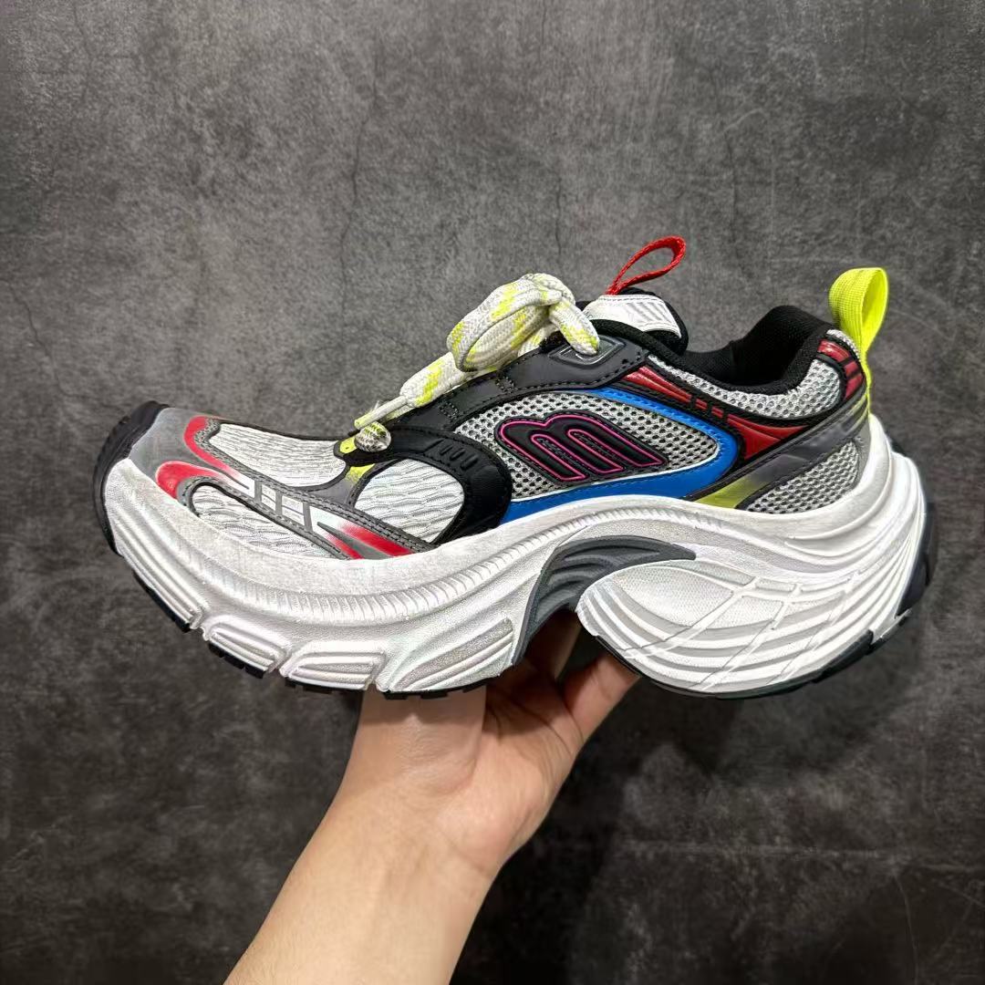 Balenciaga 6XL Sneaker In Black, White And Multicolor - DesignerGu