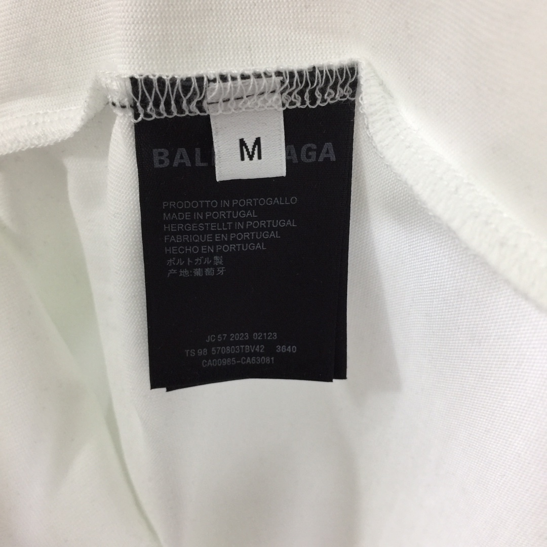 Balenciaga Short Sleeve With Wing Pattern - DesignerGu