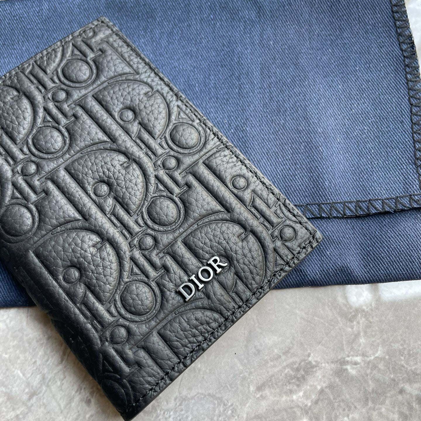 Dior Vertical Bifold Card Holder  - DesignerGu