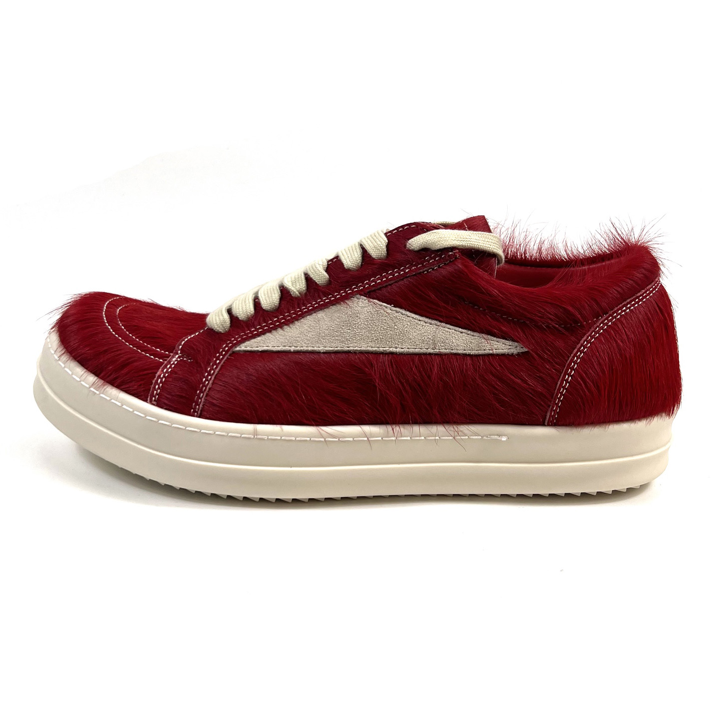 Rick Owens Pelliccia Vintage Low 'Cardinal Red' - DesignerGu