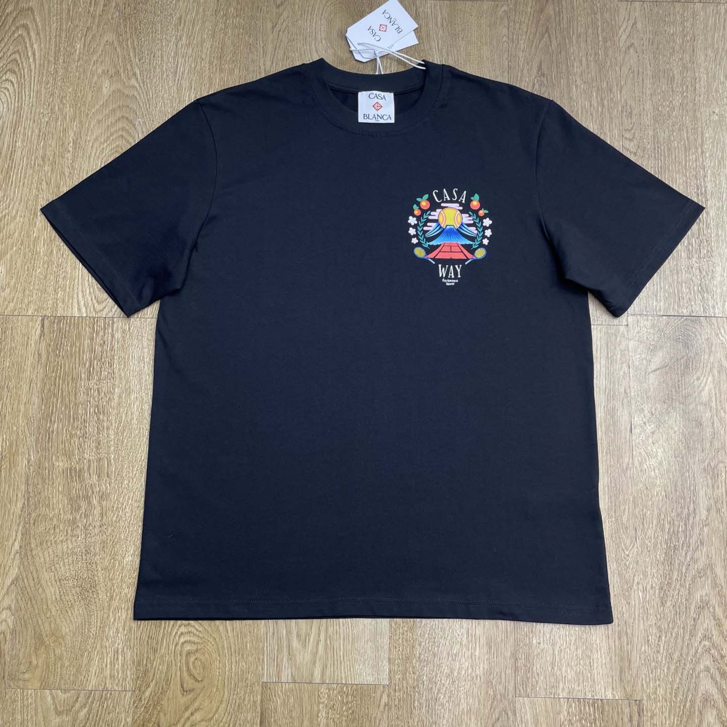 Casablanca Casa Way Mountain Short Sleeve T-Shirt   C1033 - DesignerGu