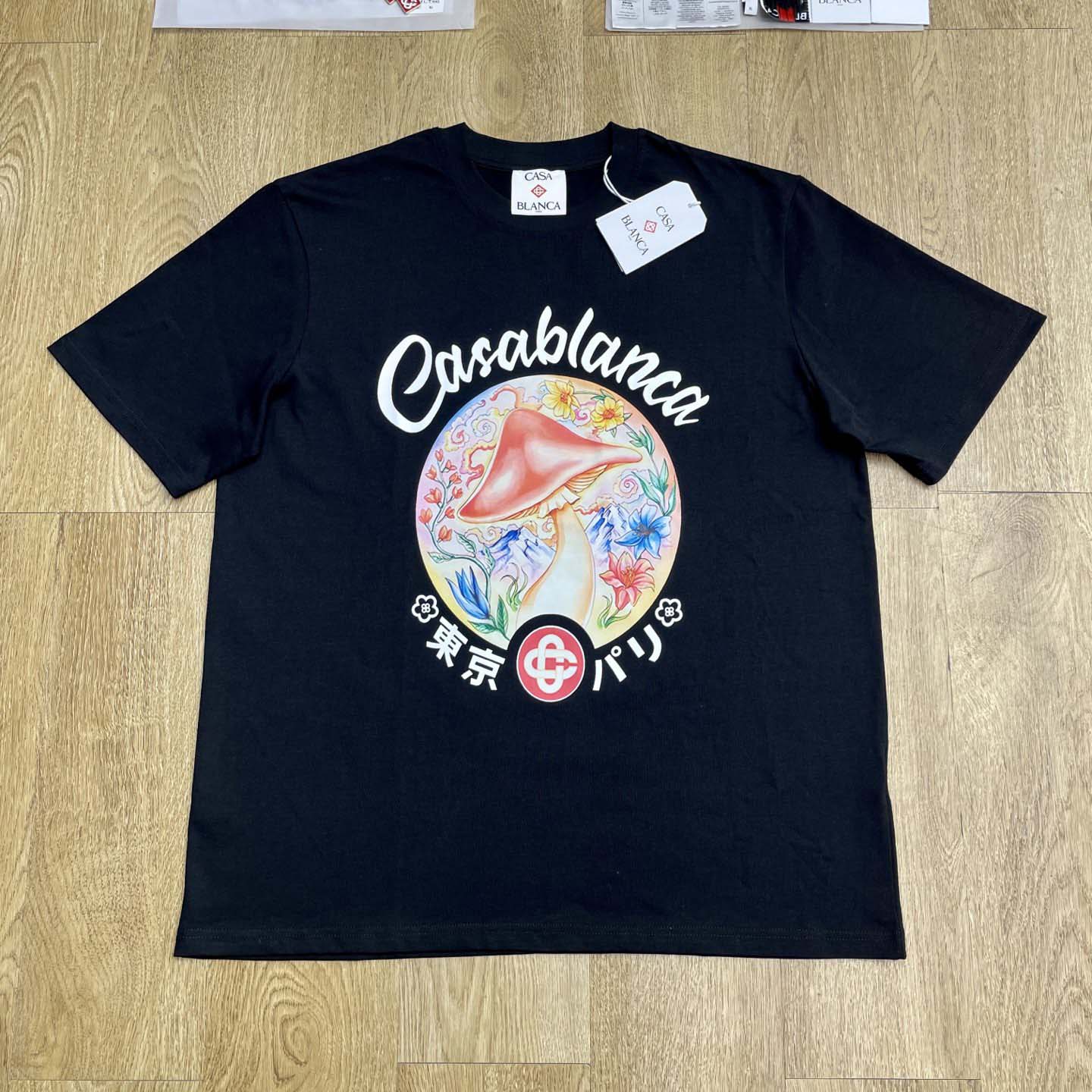 Casablanca Organic-cotton T-shirt   C1060 - DesignerGu