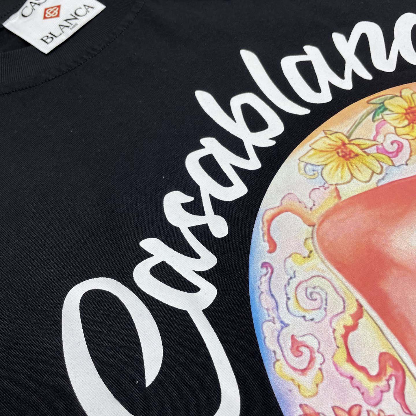 Casablanca Organic-cotton T-shirt   C1060 - DesignerGu