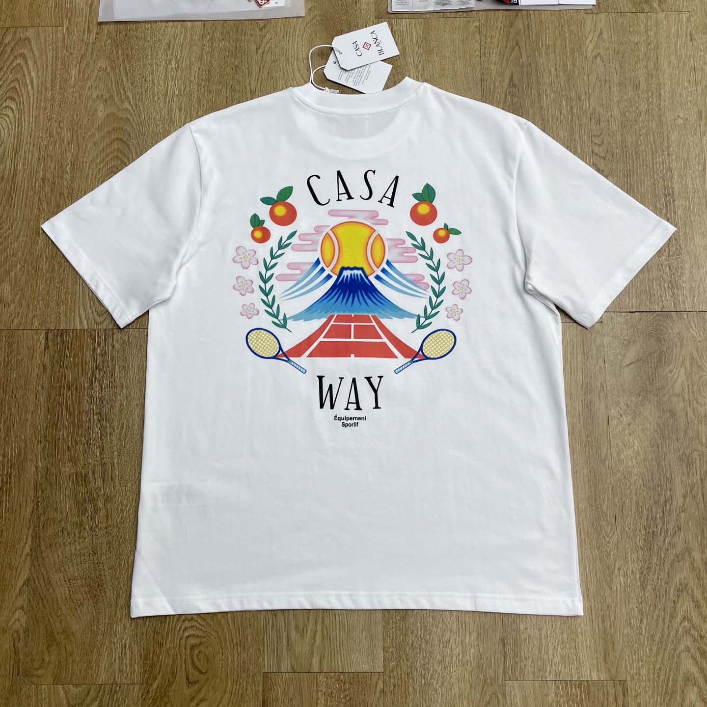 Casablanca Casa Way Mountain Short Sleeve T-Shirt   C1032 - DesignerGu