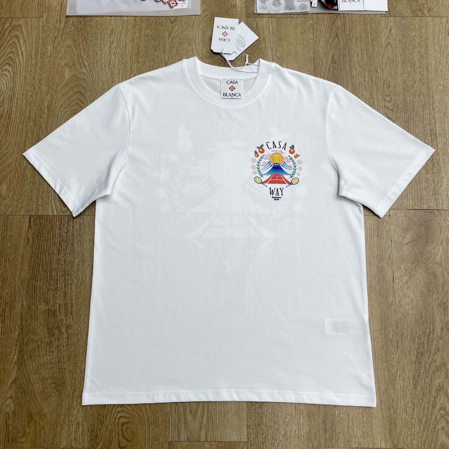 Casablanca Casa Way Mountain Short Sleeve T-Shirt   C1032 - DesignerGu