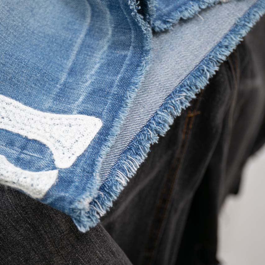 Kapital Skeleton Denim Shorts - DesignerGu