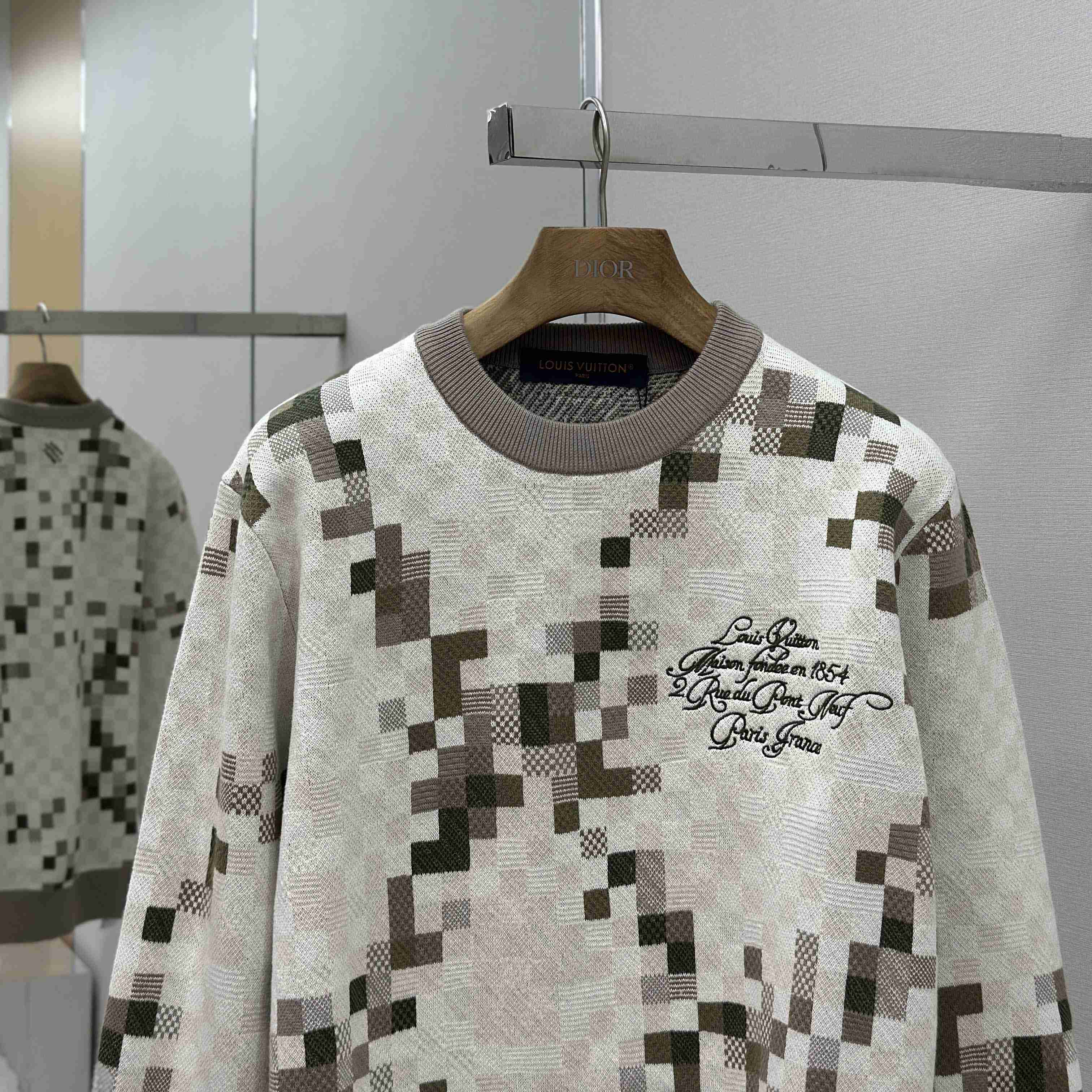 Louis Vuitton Graphic Crewneck   - DesignerGu