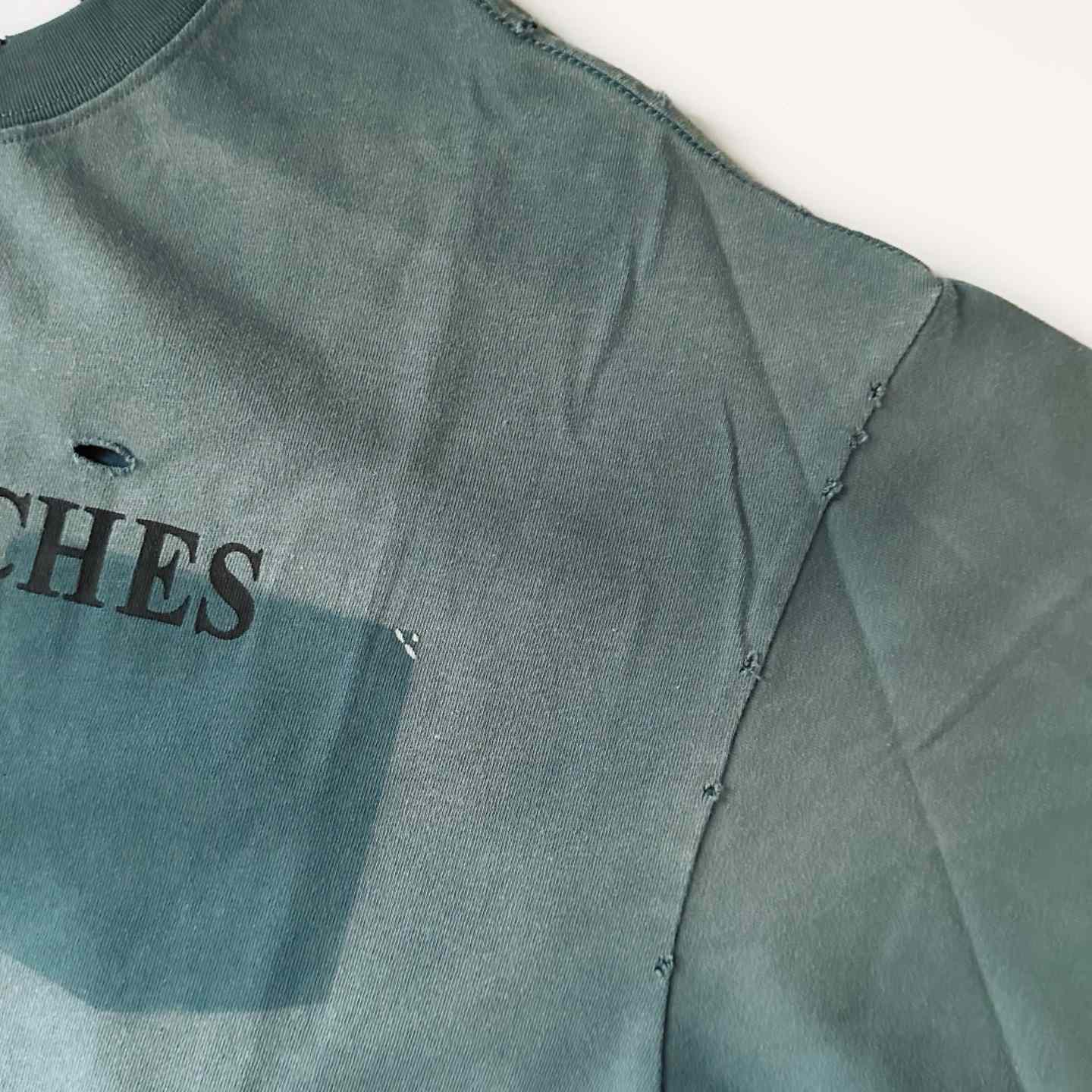 Enfants Riches Déprimés Classic Logo Long-Sleeve T-Shirt 'Stained Blue' - DesignerGu