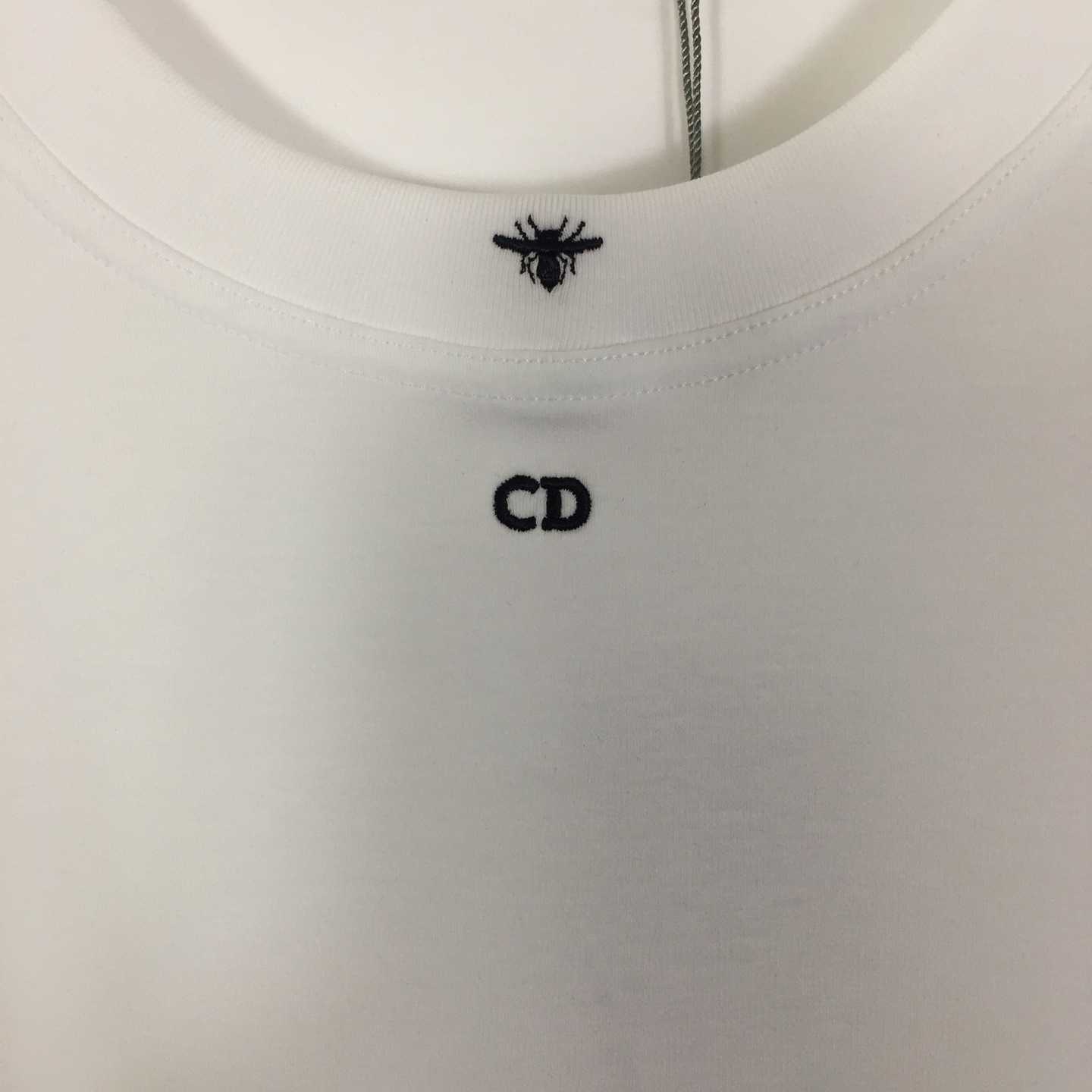 Dior Logo Cotton T-Shirt  - DesignerGu
