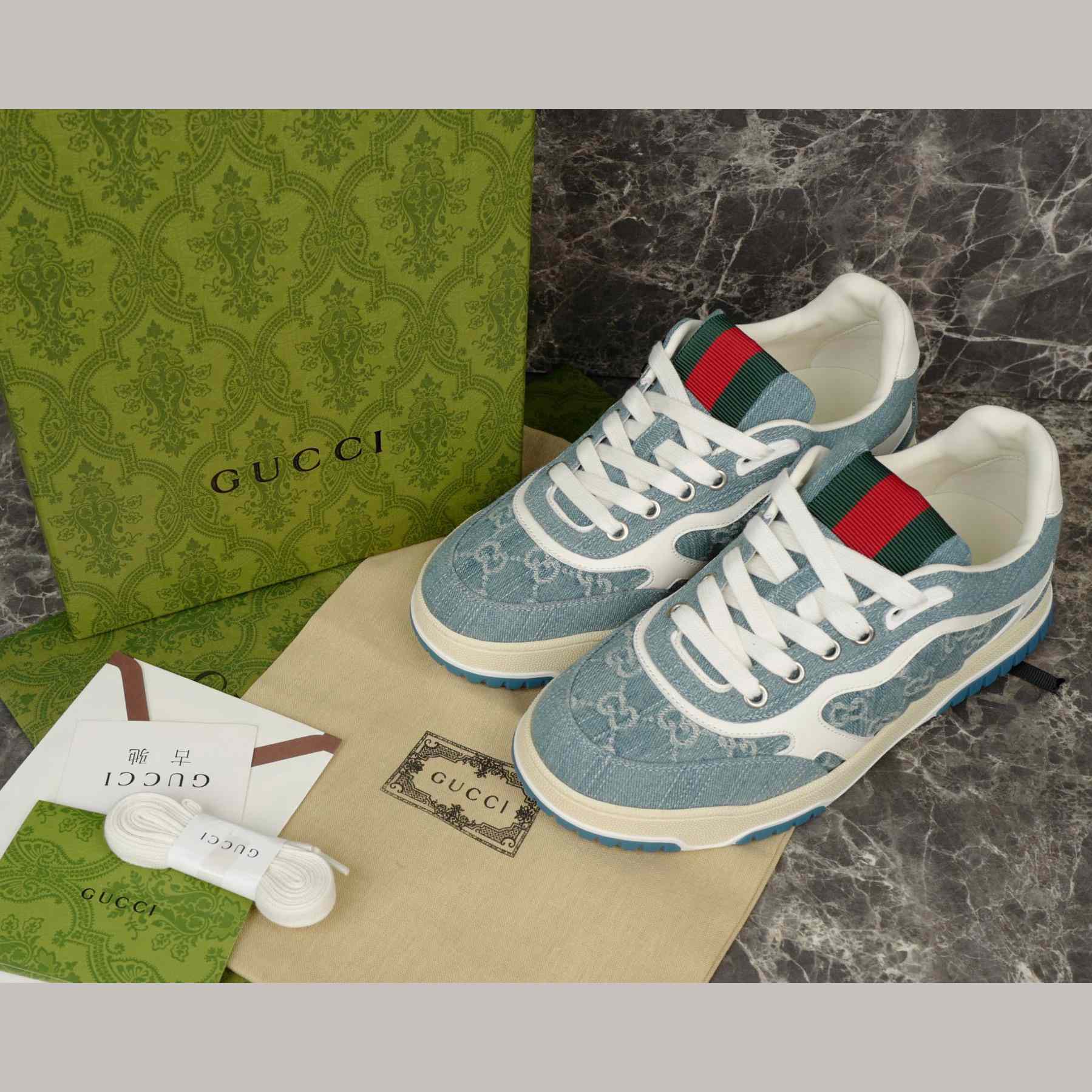 Gucci Re-Web Sneaker - DesignerGu