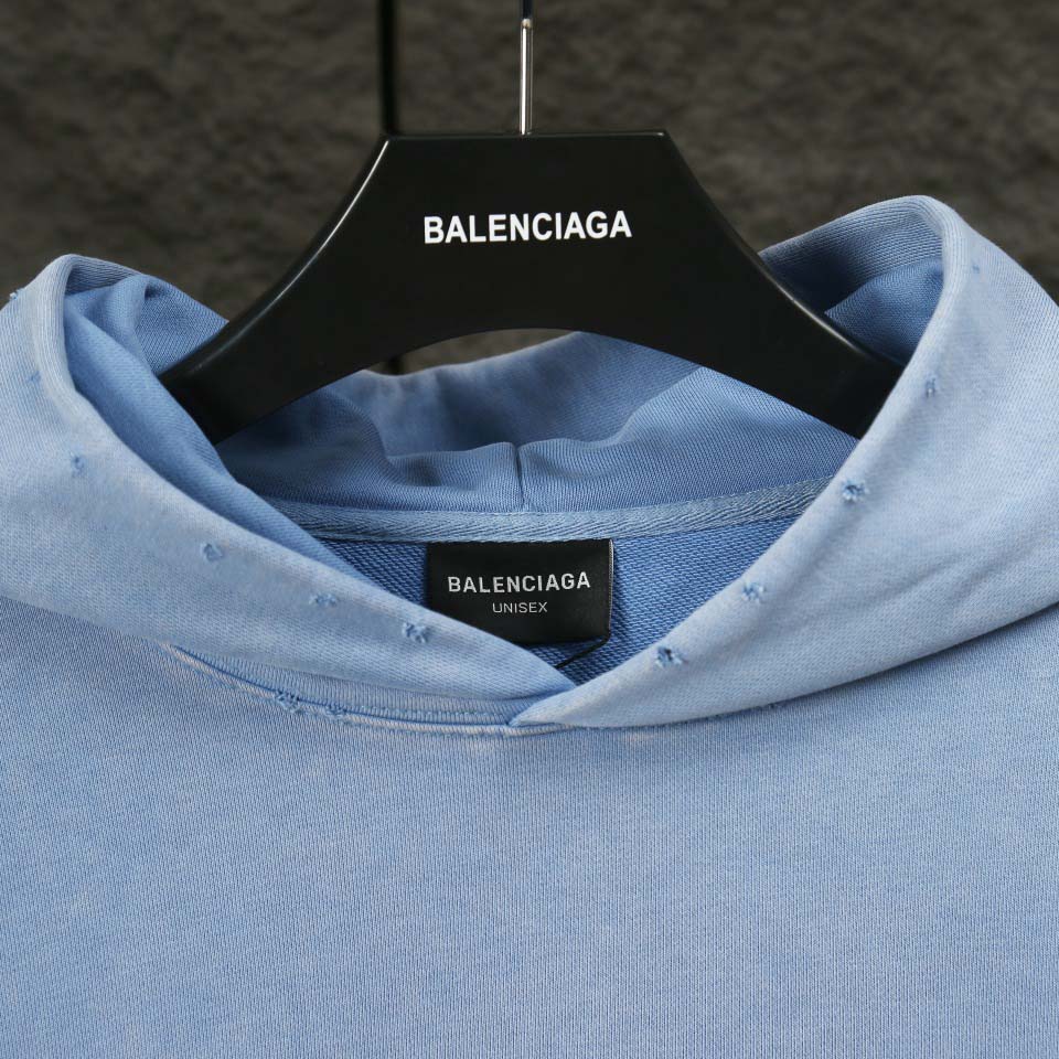 Balenciaga Faded Tape Type hoodie - DesignerGu