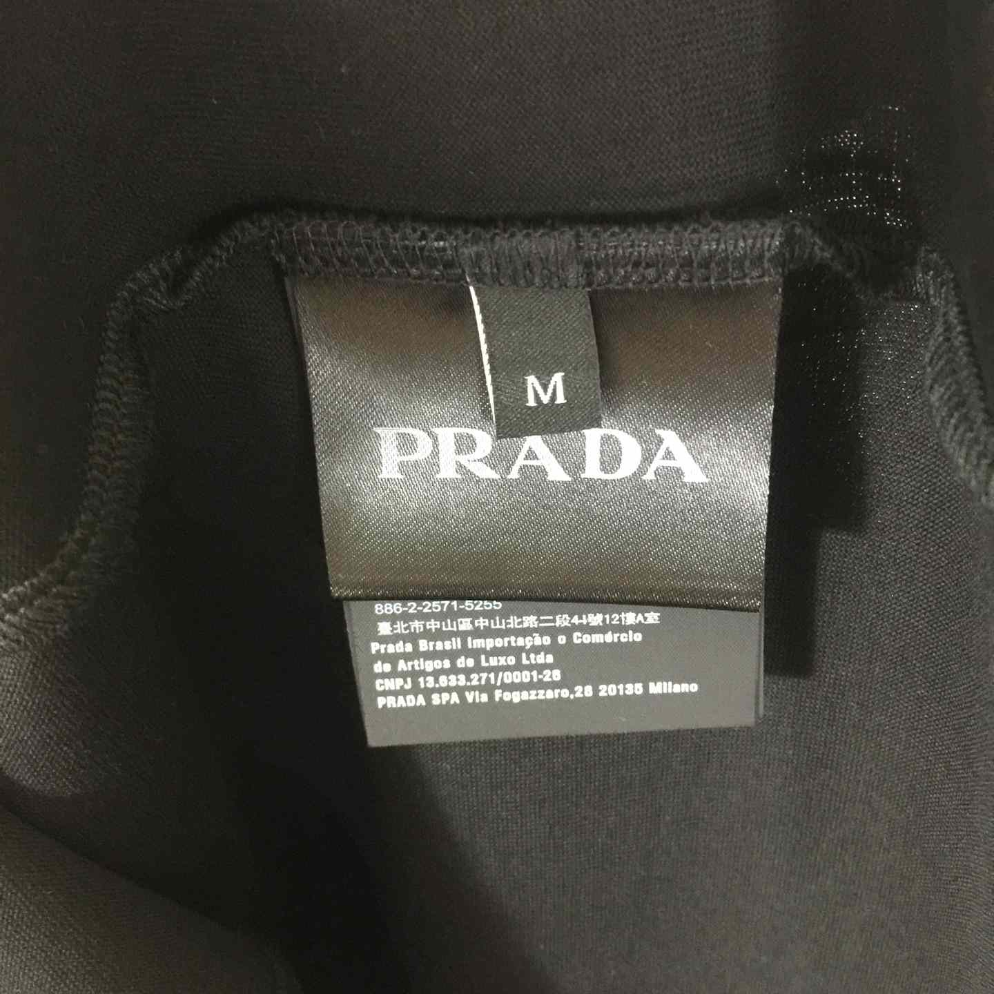 Prada Logo Cotton Tee - DesignerGu