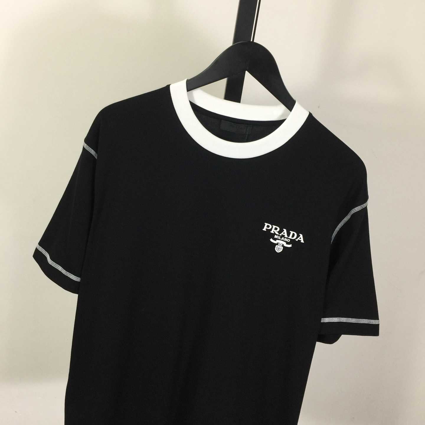 Prada Logo Cotton Tee - DesignerGu