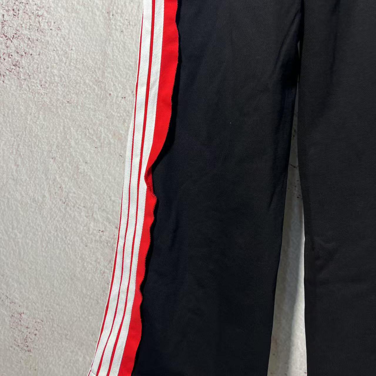 Balenciaga Cut-Up Oversized Sweatpants In Faded Black And White Dry Fleece - DesignerGu