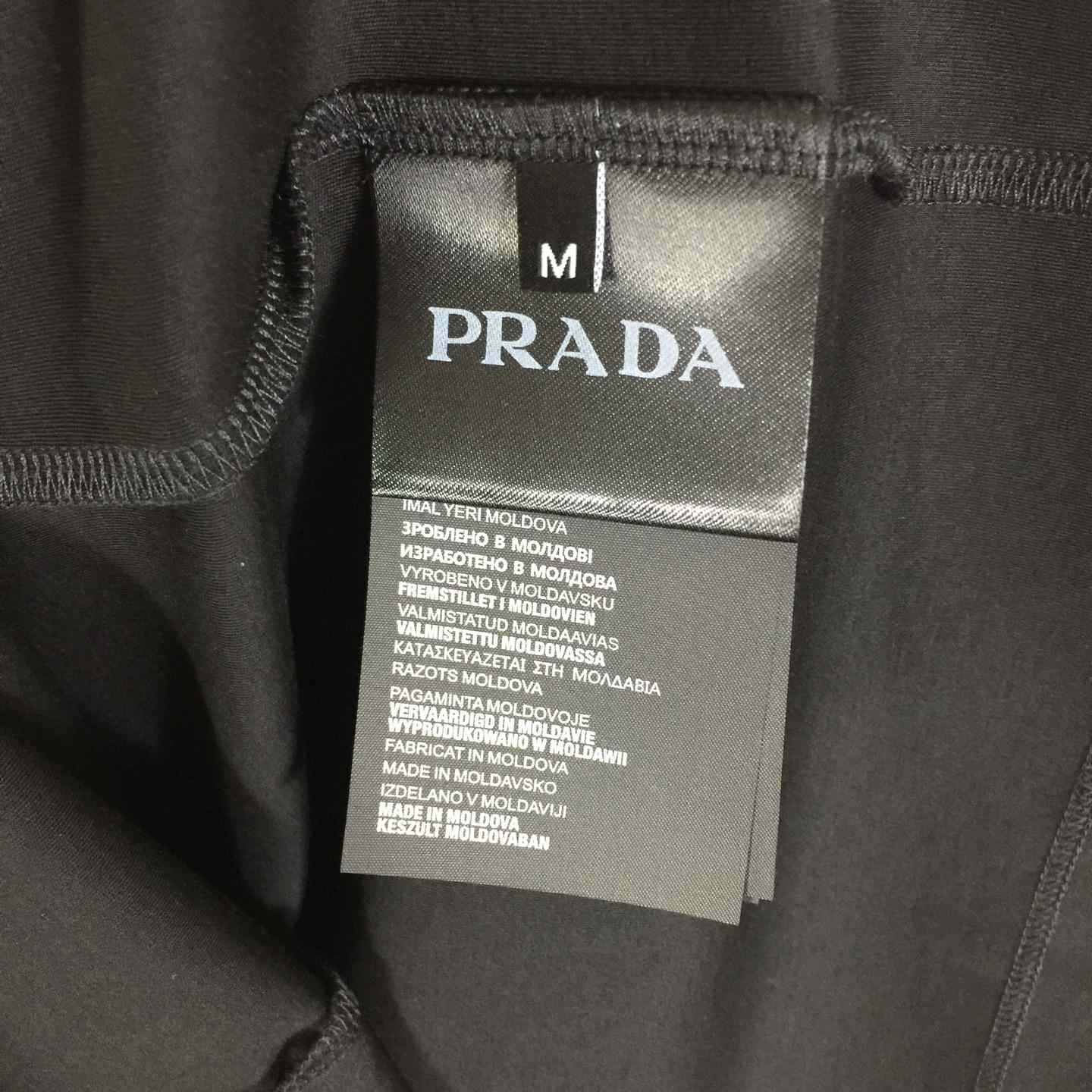 Prada Logo Cotton Tee - DesignerGu