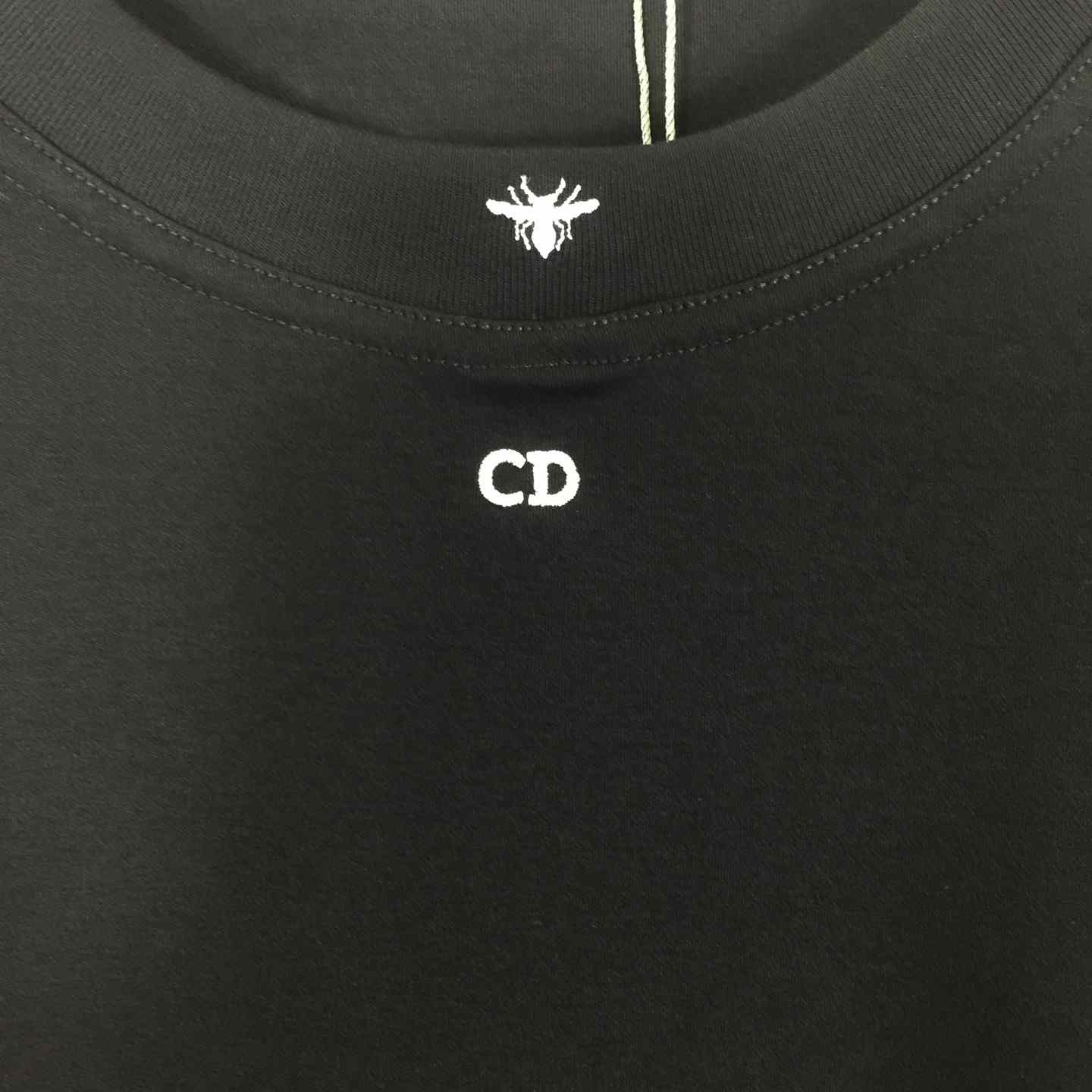 Dior Logo Cotton T-Shirt  - DesignerGu