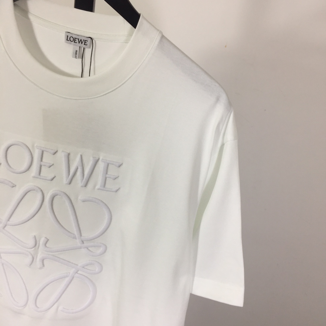 Loewe Logo Cotton Polo Shirt - DesignerGu