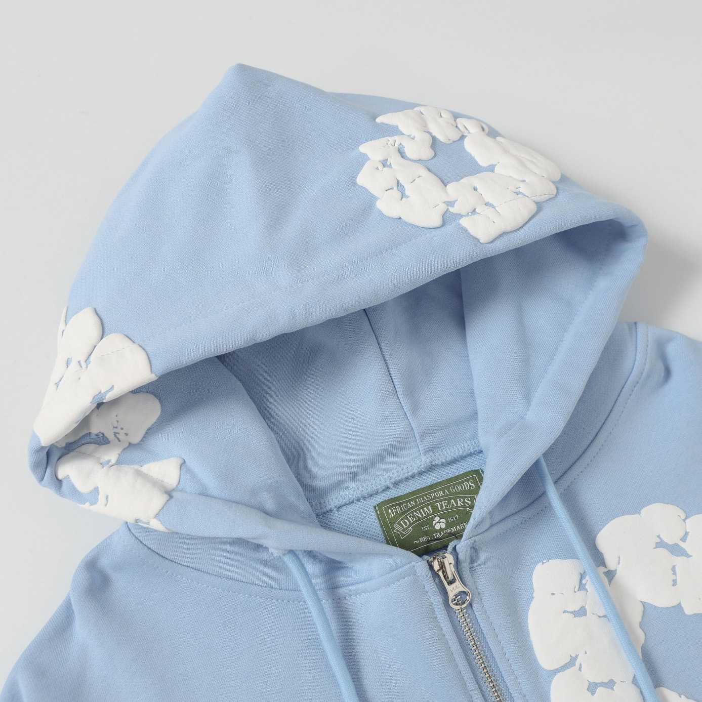 Denim Tears Cotton Wreath Zip Hoodie  - DesignerGu
