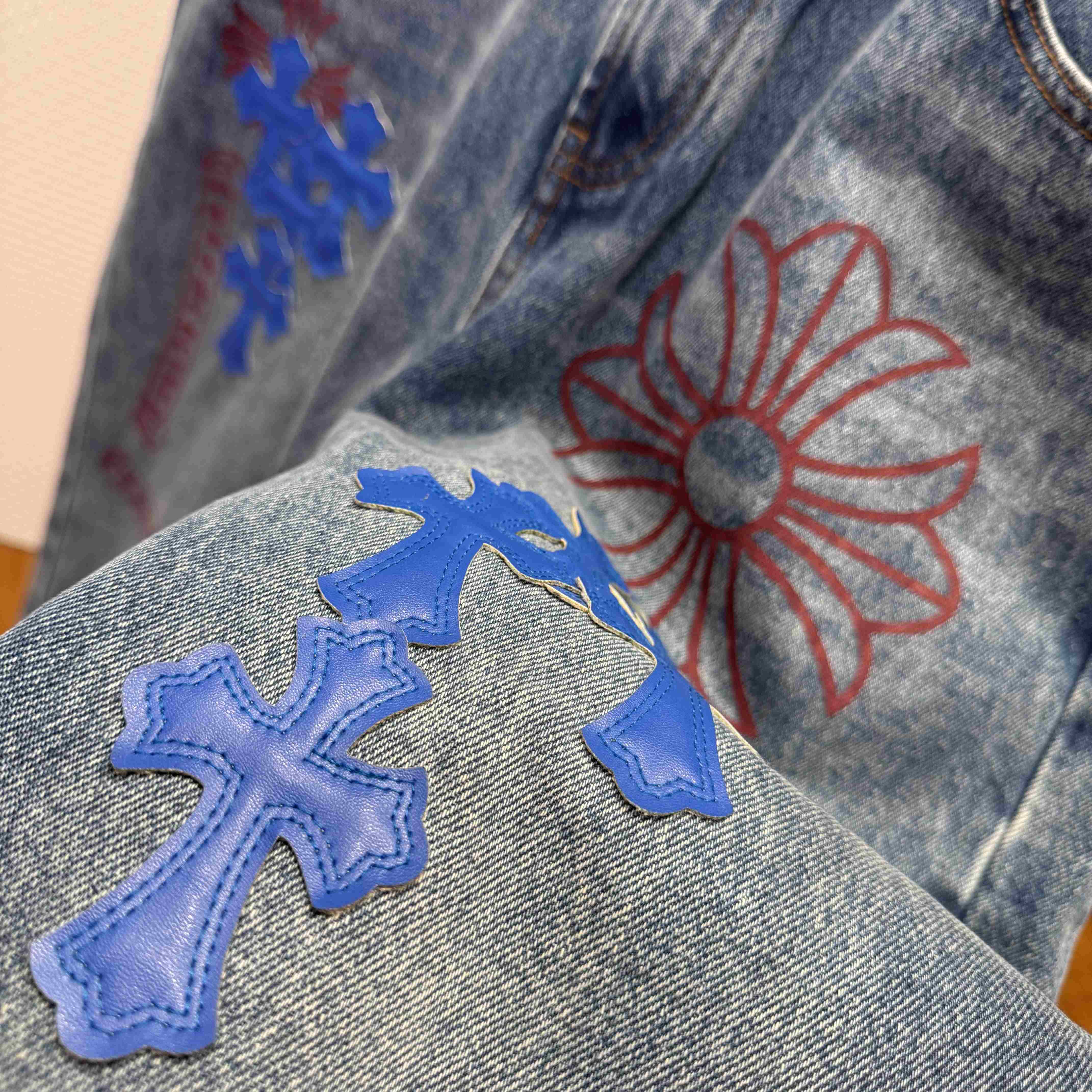 Chrome Hearts Jeans - DesignerGu