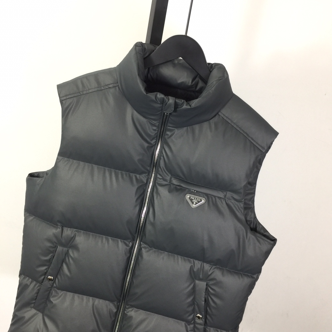 Prada Padded Re-Nylon Vest - DesignerGu