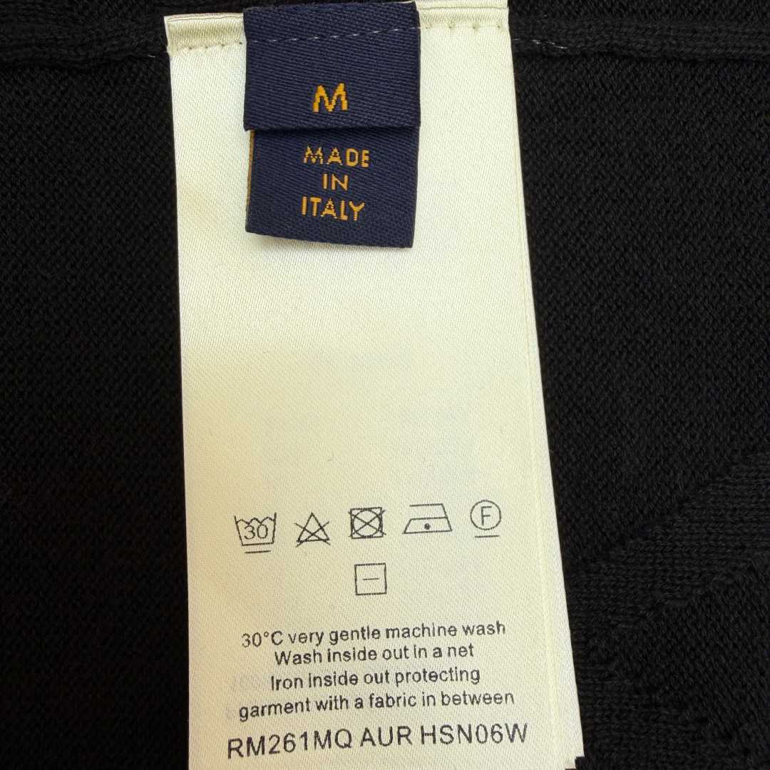 Louis Vuitton Monogram Short-Sleeved Cotton Crewneck    - DesignerGu