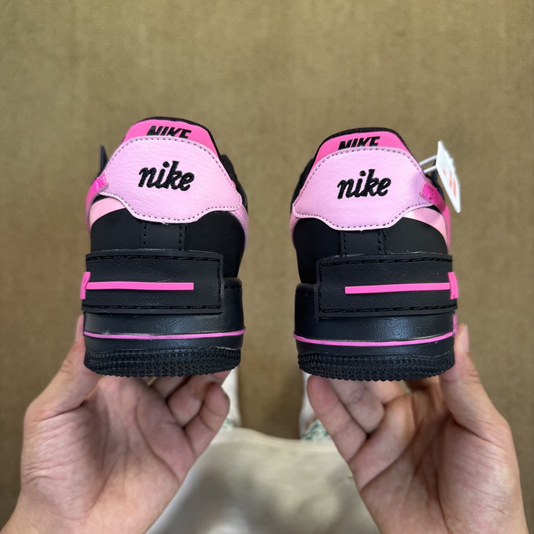 Nike Air Force 1 Shadow “Black Pink Swoosh” CI0919-006 - DesignerGu