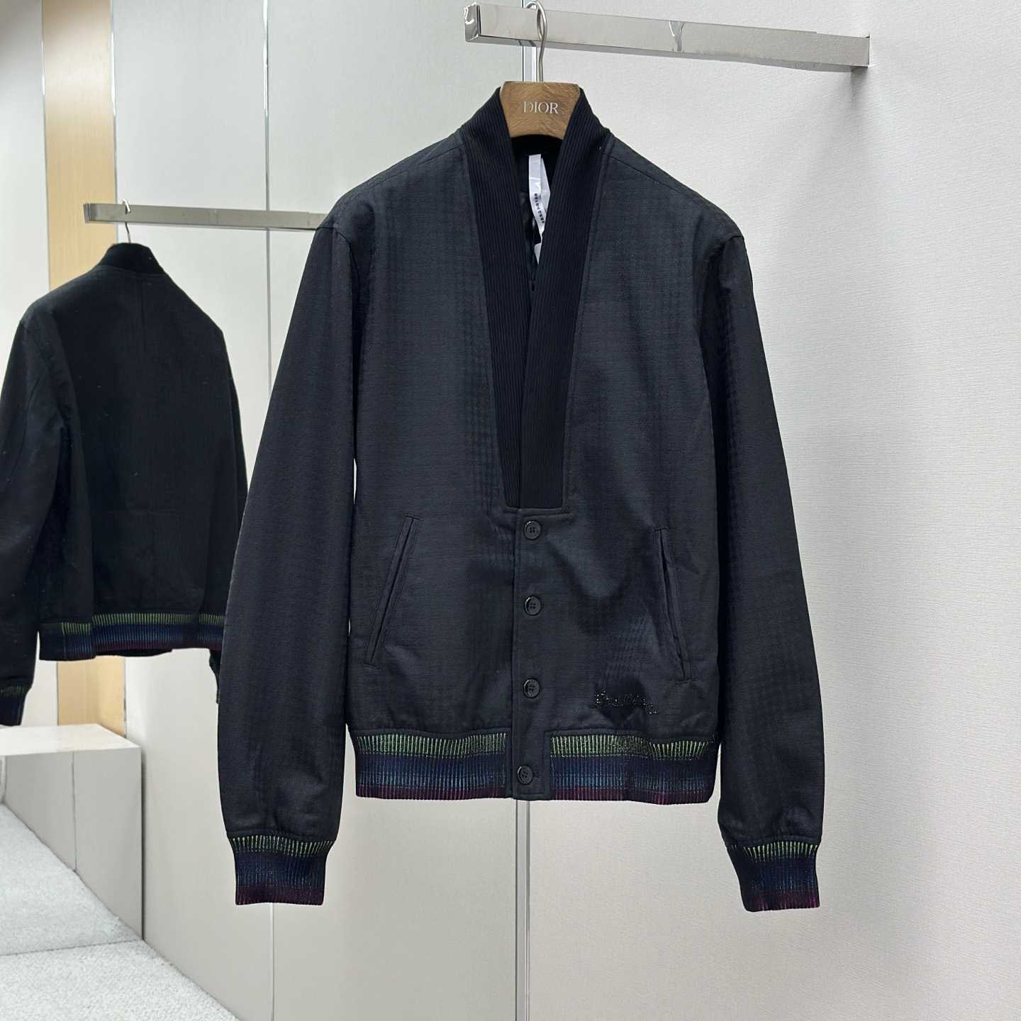 Louis Vuitton Preppy Wool Cardigan Blouson   1AGTGH - DesignerGu