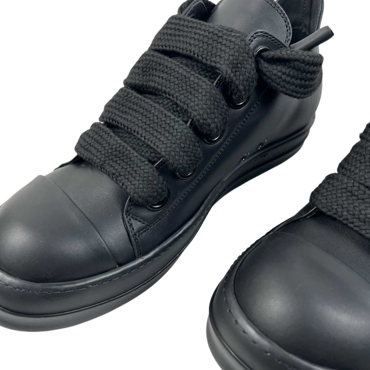 Rick Owens lace-up Leather Sneakers  - DesignerGu