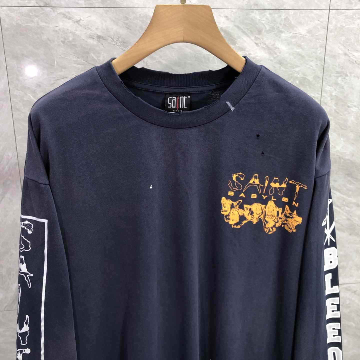 Saint Michael FW25 LS Tee  - DesignerGu