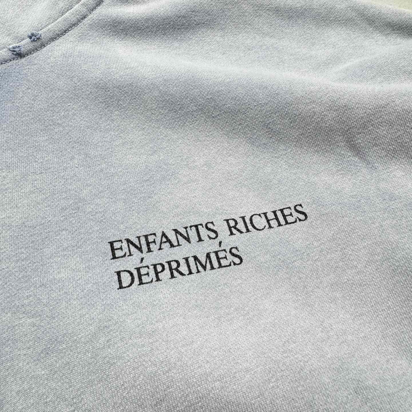 Enfants Riches Déprimés Cotton Jersey Zip-Up Hoodie - DesignerGu
