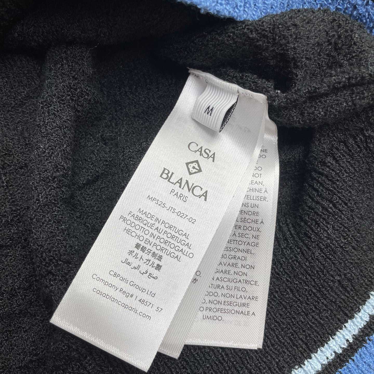 Casablanca Cotton Boucle Polo Shirt   Z6028 - DesignerGu