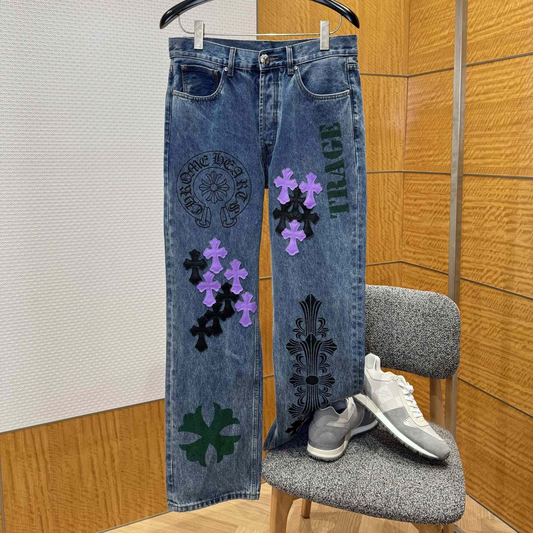 Chrome Hearts Jeans - DesignerGu