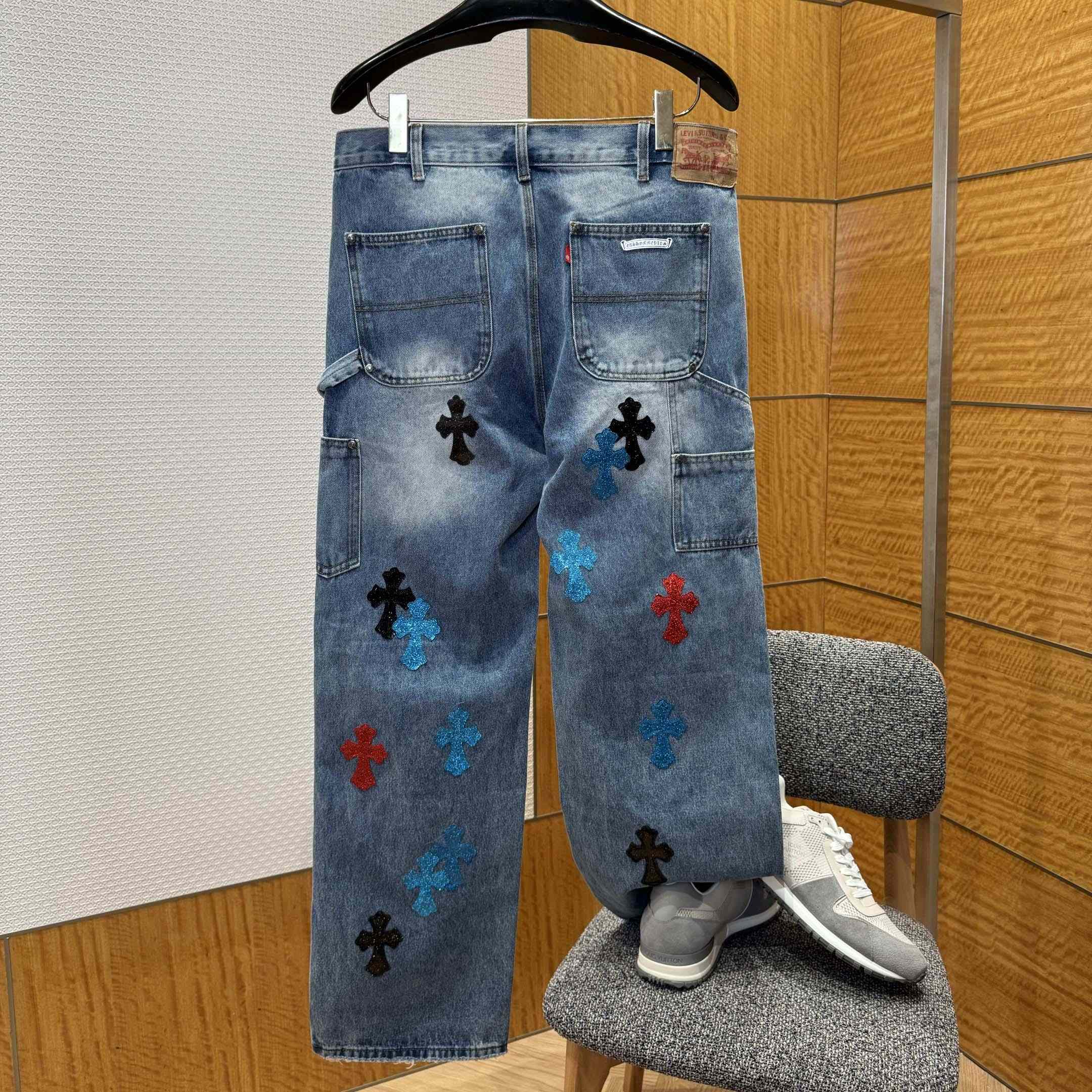 Chrome Hearts Jeans - DesignerGu