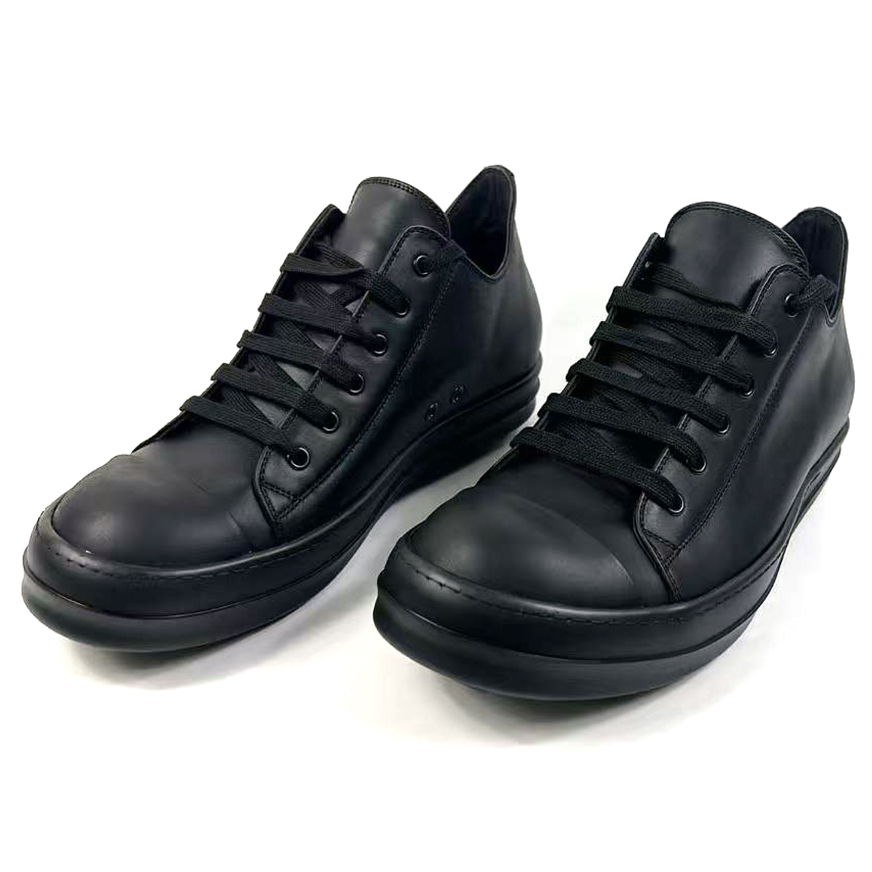 Rick Owens lace-up Leather Sneakers  - DesignerGu