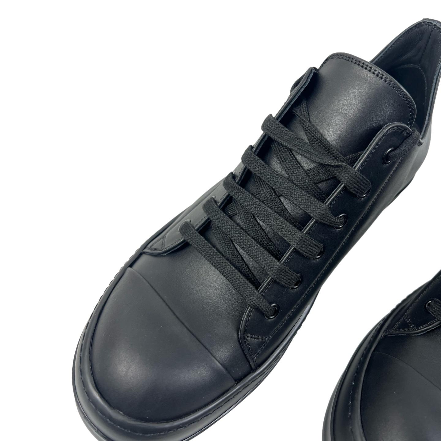 Rick Owens lace-up Leather Sneakers  - DesignerGu