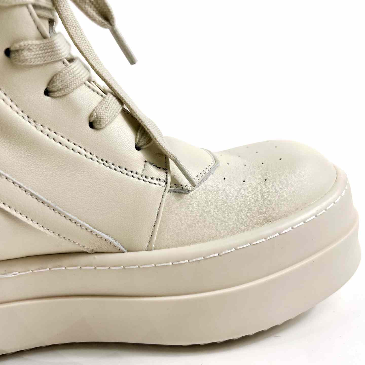 Rick Owens Geobasket High-Top Sneakers - DesignerGu