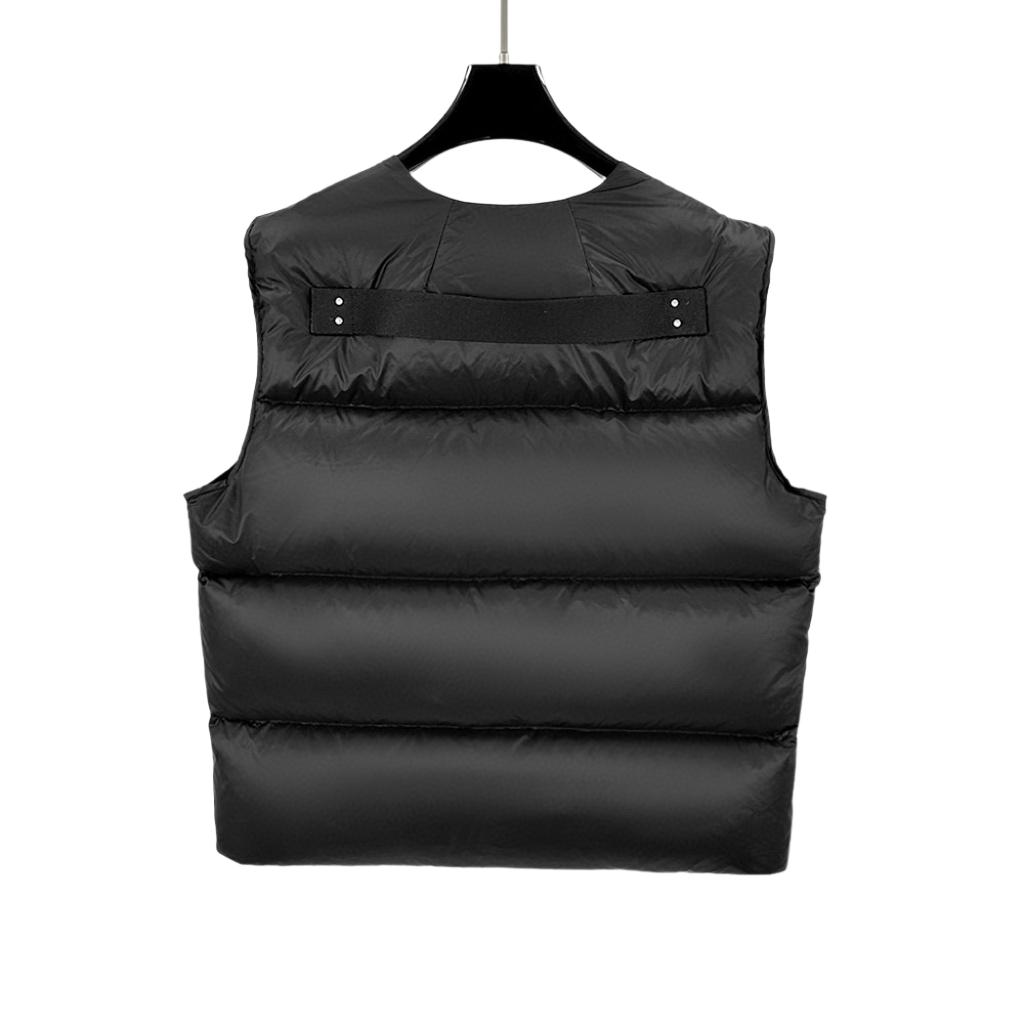 Rick Owens Pocket Goose Down Puffer Vest - DesignerGu