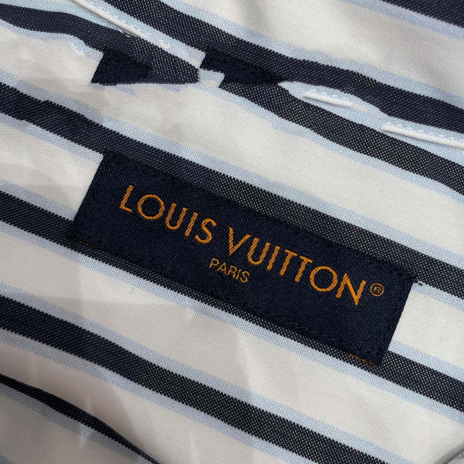 Louis Vuitton Long-Sleeved Zip-Up Shirt    1AIKA2 - DesignerGu