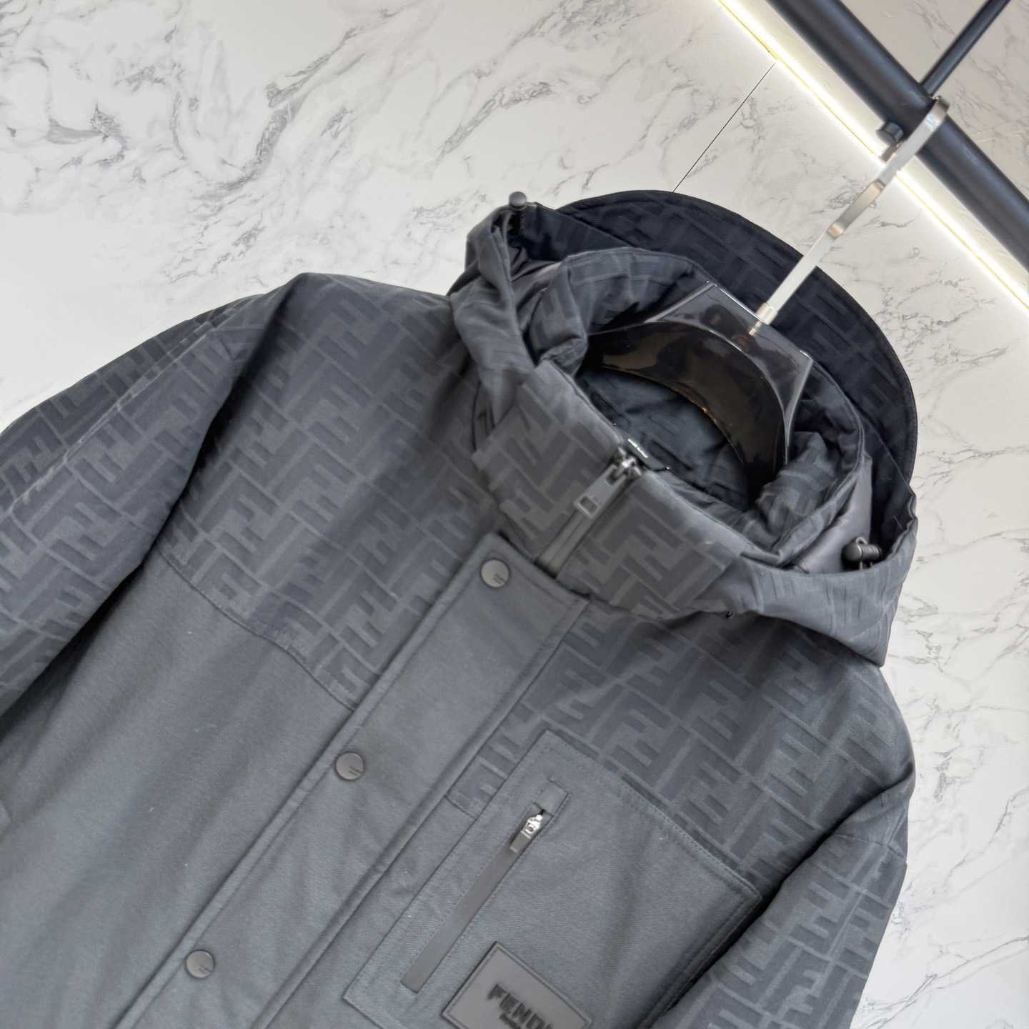 Fendi 'FF Denim Tech' Padded Jacket - DesignerGu