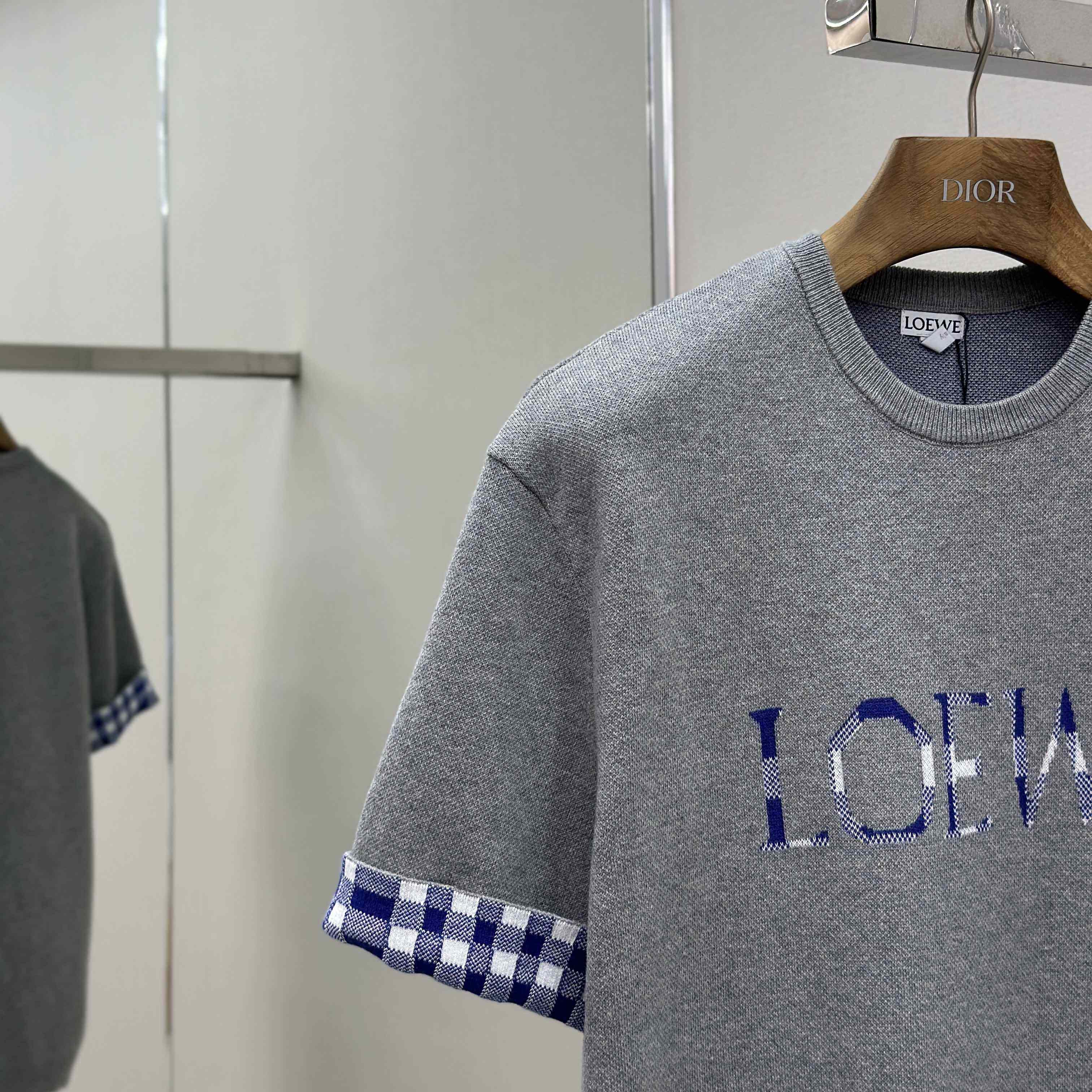 Loewe Top In Wool And Cotton - DesignerGu