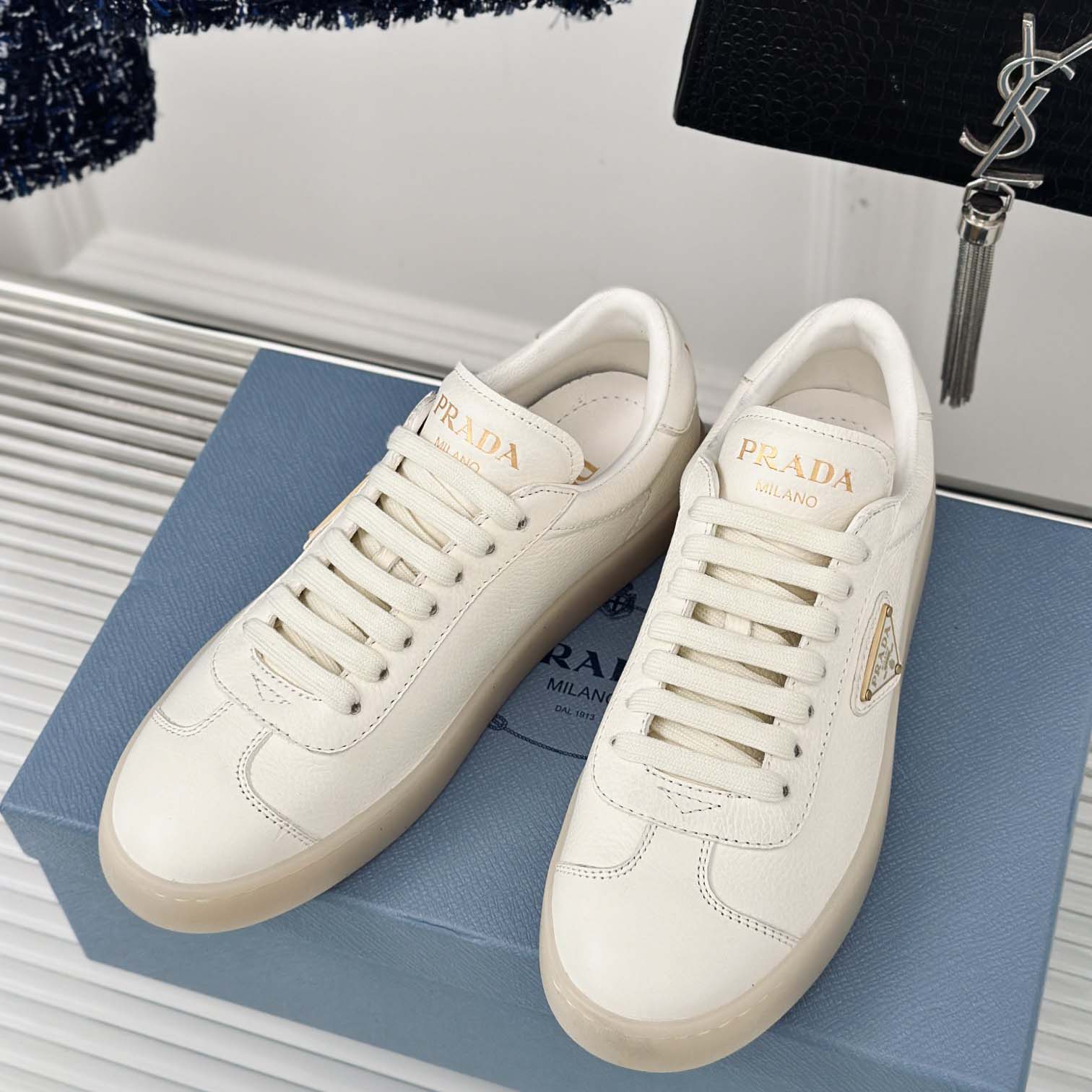 Prada Leather Sneaker - DesignerGu