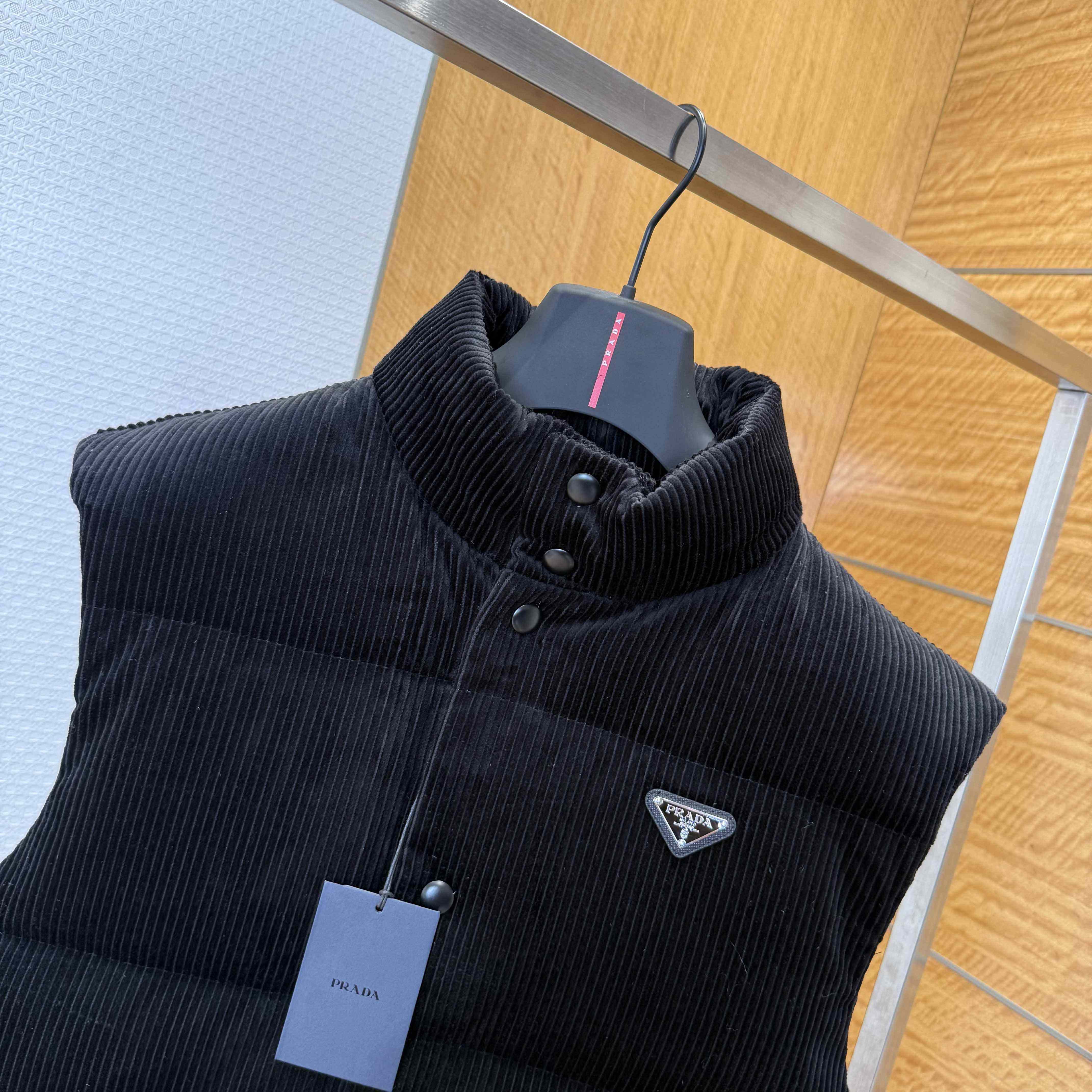 Prada Corduroy Gilet - DesignerGu
