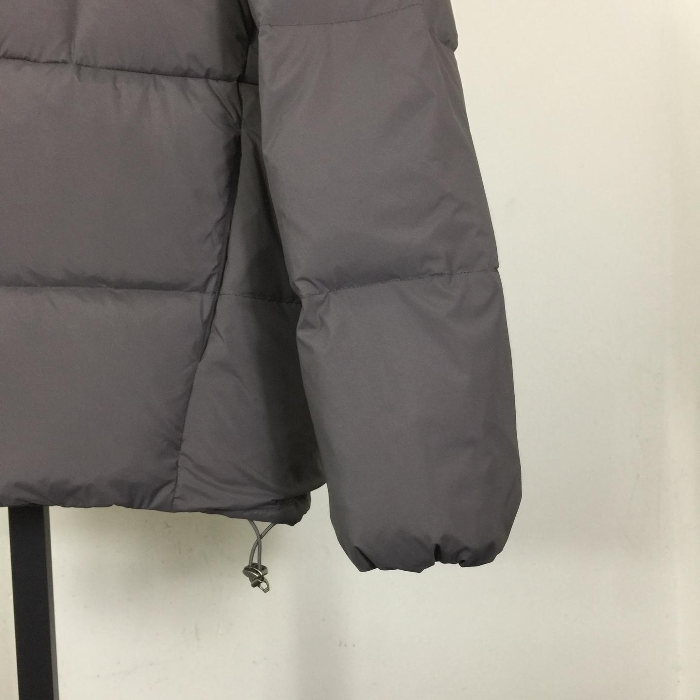 Moncler Fusain Hooded Short Down Jacket - DesignerGu