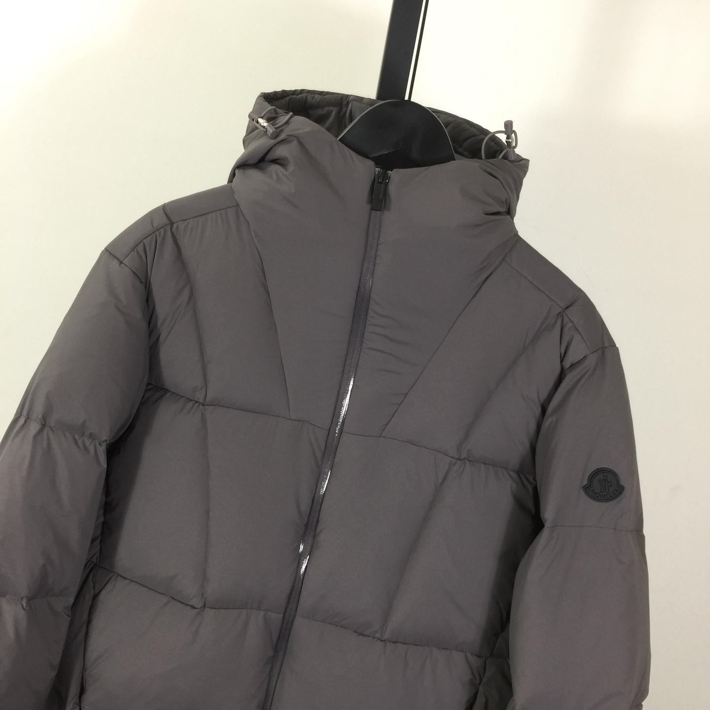 Moncler Fusain Hooded Short Down Jacket - DesignerGu
